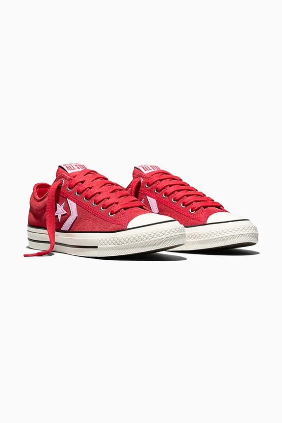 Tenisice od brušene kože Converse Star Player 76 A17854C crvena SS26
