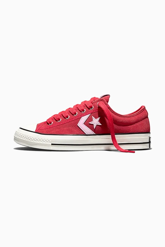 Tenisice od brušene kože Converse Star Player 76 crvena A17854C