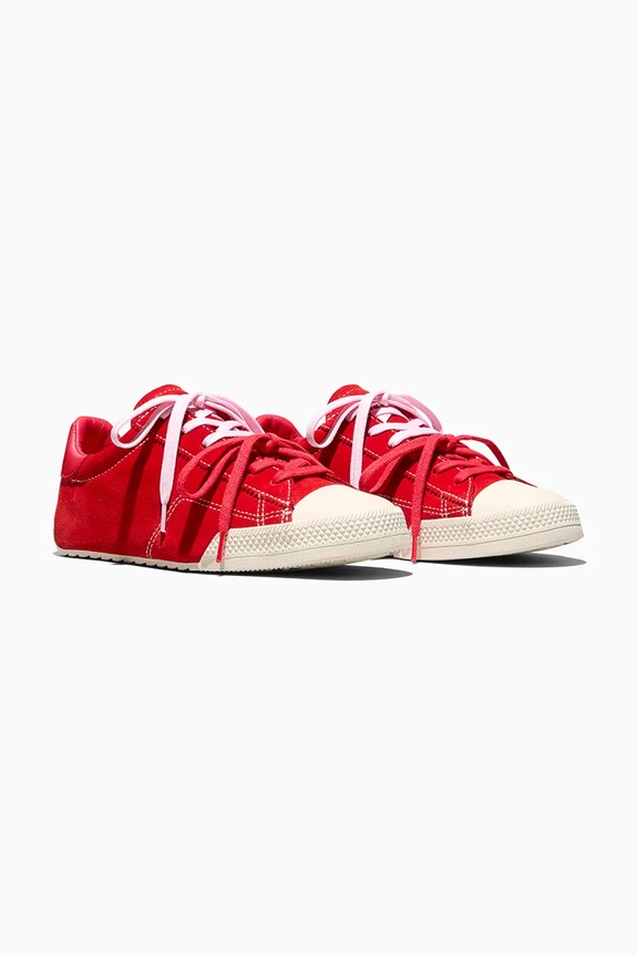 Σουέτ sneakers Converse Chuck Taylor Lo A17859C κόκκινο SS26