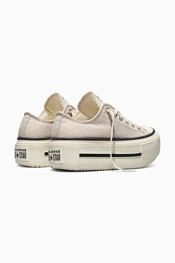 Παπούτσια Πάνινα παπούτσια Converse Ctas Double Stack A17884C μπεζ