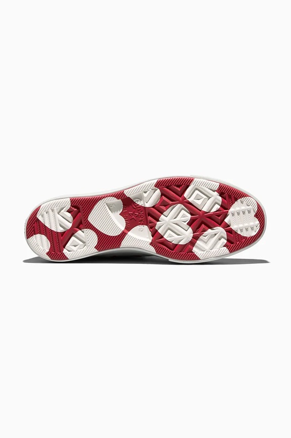 Πάνινα παπούτσια Converse Chuck Taylor All Star Lift Valentine's Day A19058C λευκό