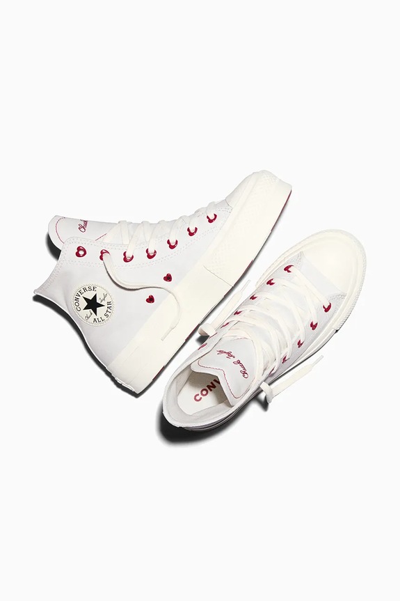 Πάνινα παπούτσια Converse Chuck Taylor All Star Lift Valentine's Day A19058C