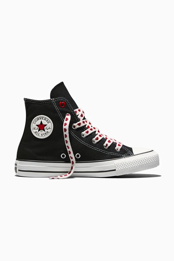 Tenisky Converse Chuck Taylor All Star Valentine's Day platforma čierna A19064C