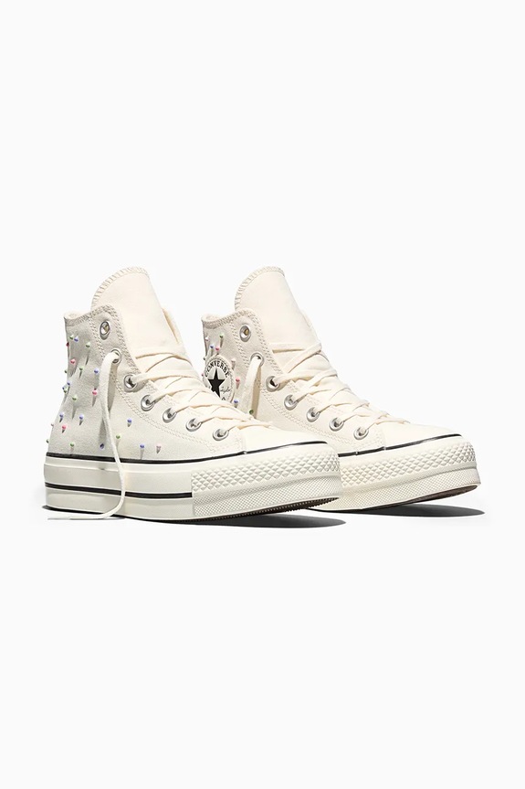 Πάνινα παπούτσια Converse Chuck Taylor All Star Lift A19140C λευκό SS26