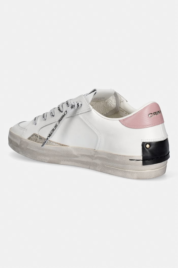 Obuća Kožne tenisice Crime London SK8 DELUXE 25103AA8.10 bijela