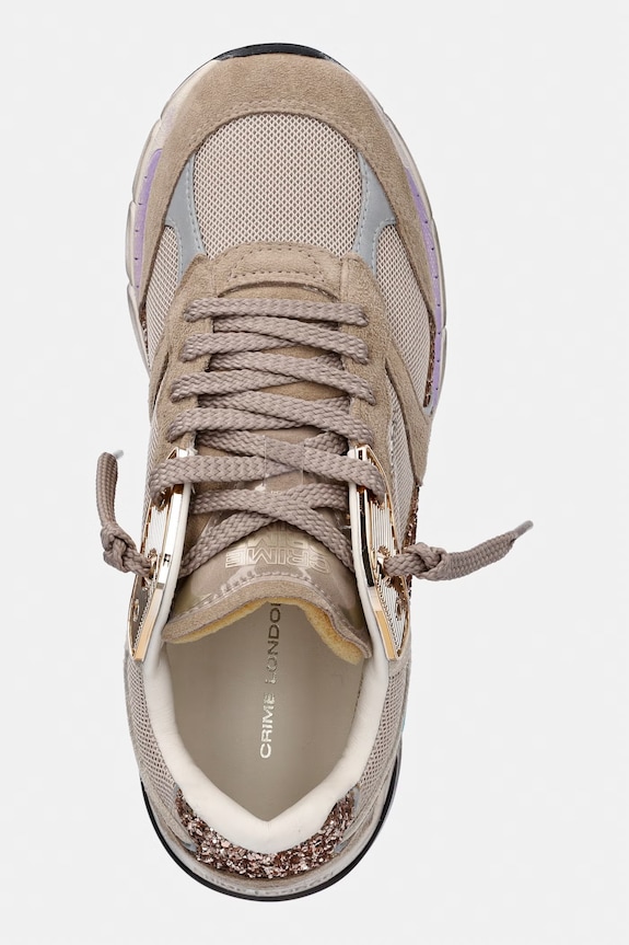 Sneakers Crime London FUGITIVE 9084 μπεζ 25304AA8.13