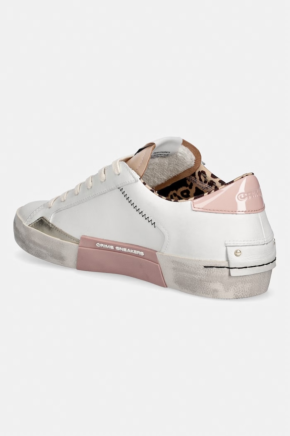 Obuća Kožne tenisice Crime London DISTRESSED 29008PP8.10 bijela