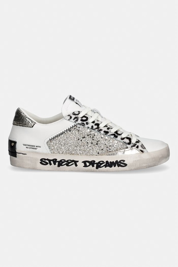 Usnjene superge Crime London DISTRESSED 29011PP8.26 bela SS26
