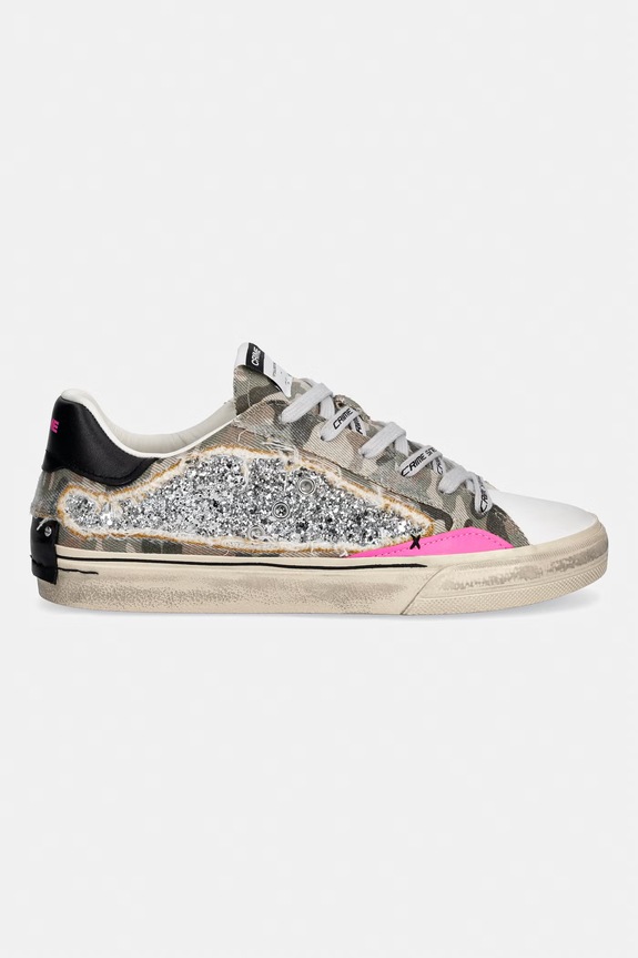 Tenisice Crime London DISTRESSED PLATFORM 29073PP8.68 srebrna SS26