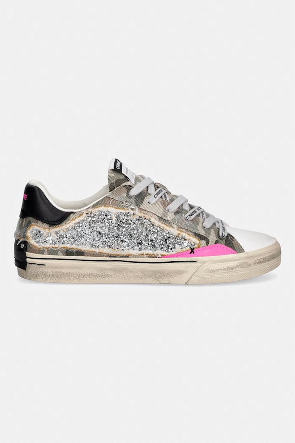 Tenisice Crime London DISTRESSED PLATFORM 29073PP8.68 srebrna SS26