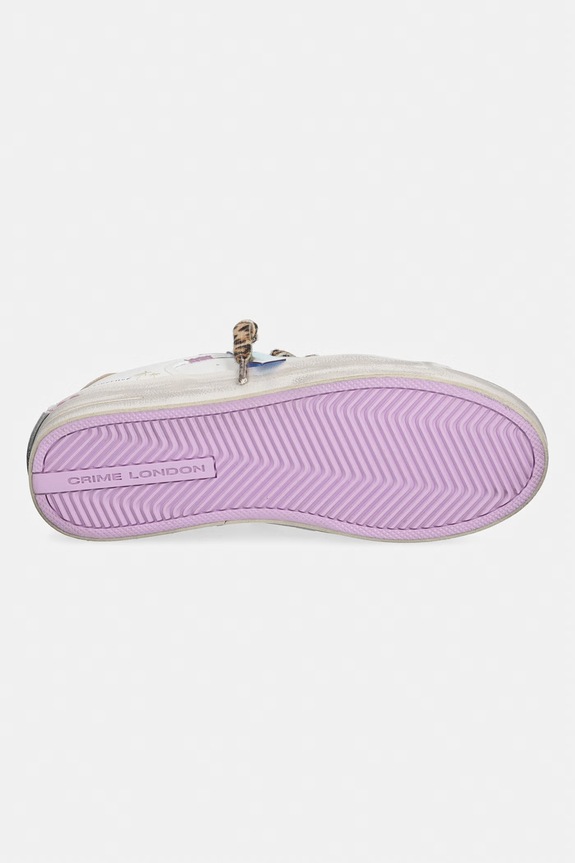 Kožne tenisice Crime London SK8 DELUXE 29101PP8.10 bijela