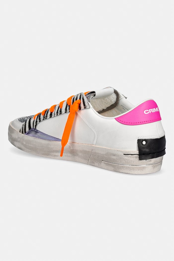 Obutev Superge Crime London SK8 DELUXE 29105PP8.68 bela
