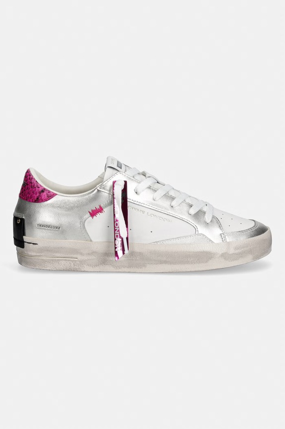 Kožne tenisice Crime London SK8 DELUXE 29119EE8.26 bijela SS26
