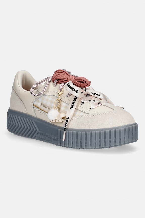 Sorel sneakers ONA AVE CHARM piele întoarsă bej 2164711191