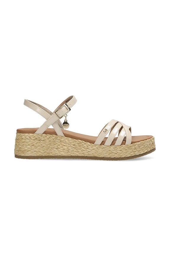 Mexx espadrile NOEMI SADÉ Heeled sandal coturn bej MI001602361W.01