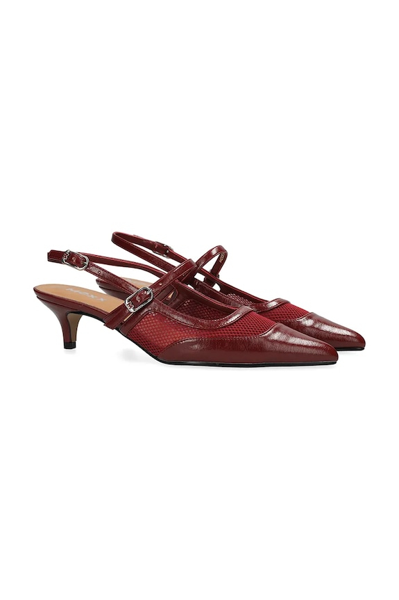 Mexx tocuri cu călcâiul deschis TORY SUKI Slingback Pump MI001300261W.01 burgundia SS26