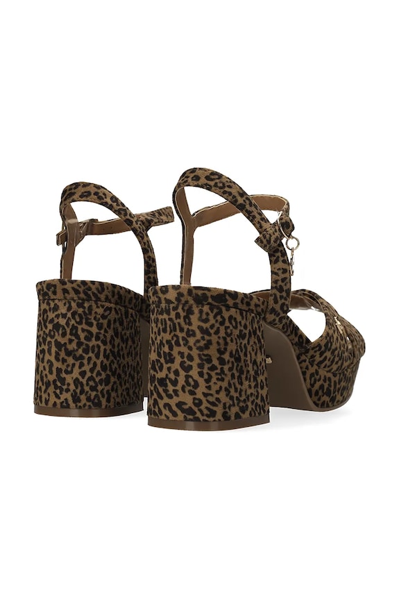 Obuća Mexx sandale s debelom potpeticom NALINA NICKY Heeled sandal MI001602961W.02 smeđa