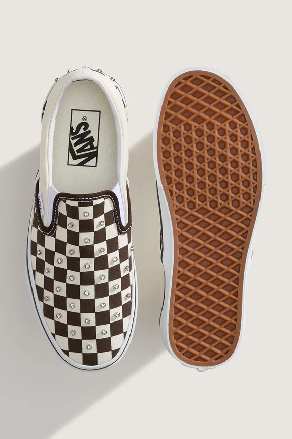 Vans Classic Slip-On teniși pentru femei joși alb VN000D6Y3N11