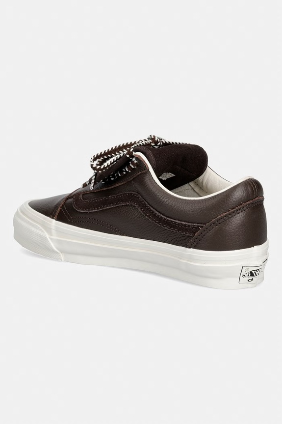 Παπούτσια Vans LX Old Skool EXT Γυναικεία δερμάτινα πάνινα sneakers VN000VAG7D61 καφέ