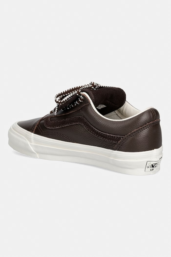 Παπούτσια Vans LX Old Skool EXT Γυναικεία δερμάτινα πάνινα sneakers VN000VAG7D61 καφέ