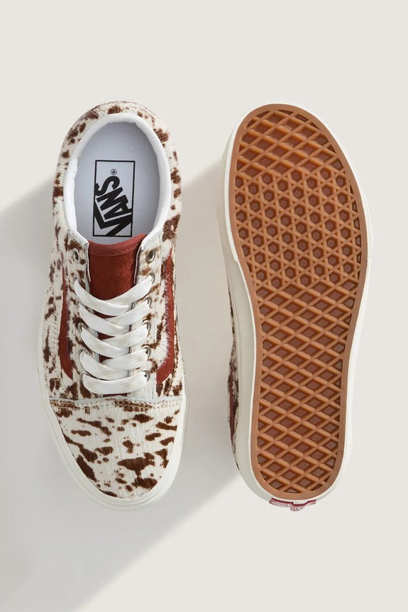 Vans Old Skool tenisówki damskie zamszowe niskie beżowy VN000D6WFSB1