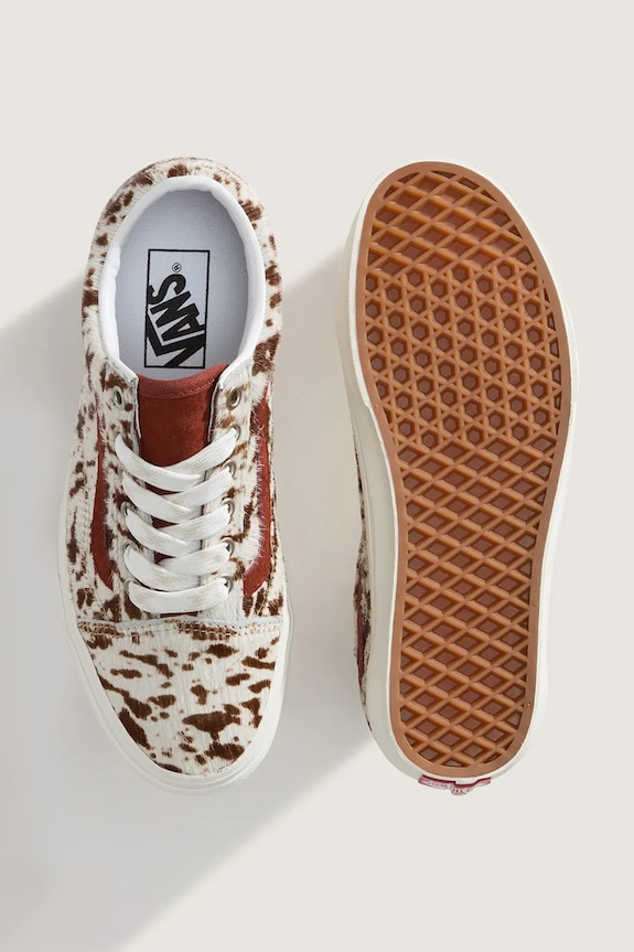 Vans Old Skool tenisówki damskie zamszowe niskie beżowy VN000D6WFSB1