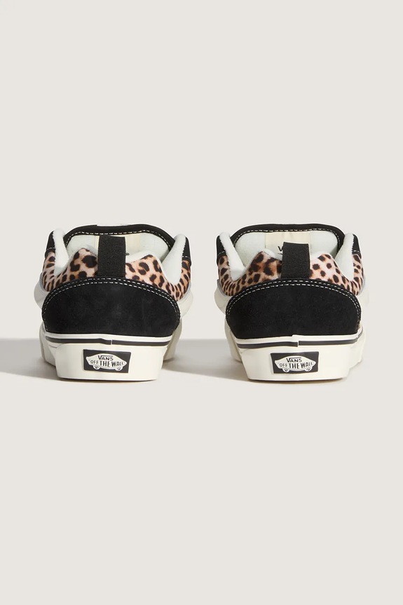 Încălțăminte Vans Knu Skool Leopard teniși înalți pentru femei VN000E9XYY61 bej