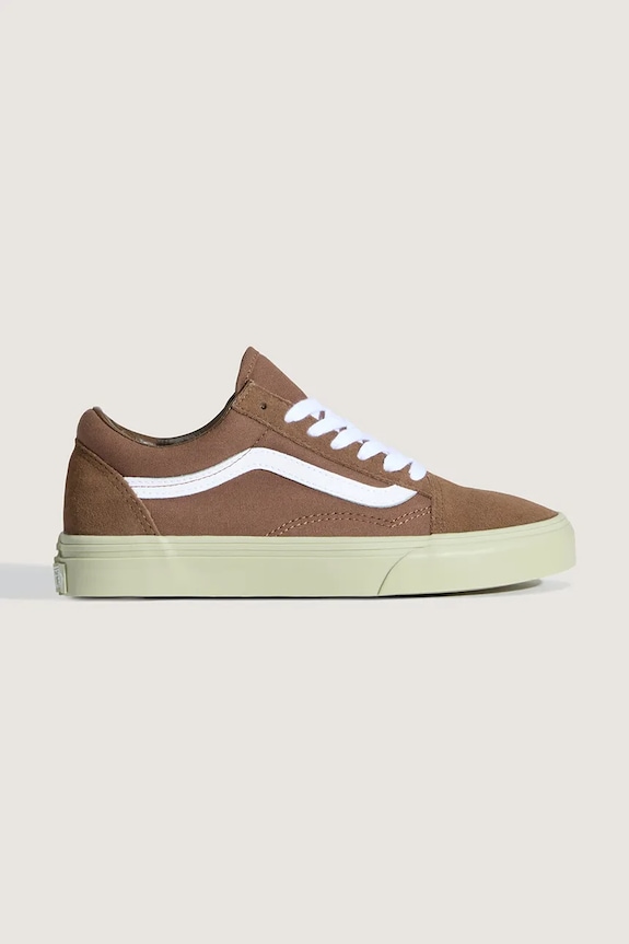 Vans Old Skool teniși înalți pentru femei maro VN000D6WDFM1