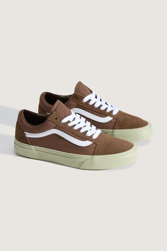 Vans Old Skool teniși înalți pentru femei VN000D6WDFM1 maro SS26
