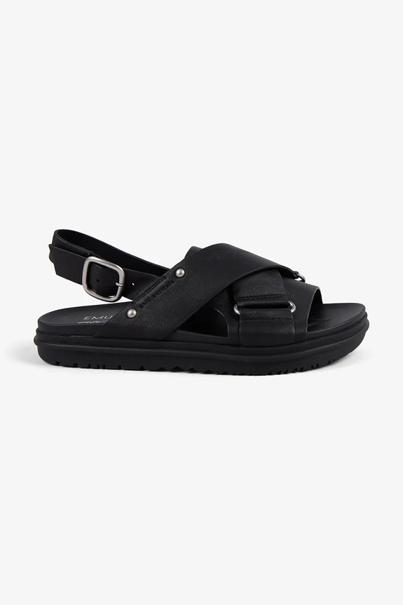 Emu Australia sandále dámske kožené Faye čierna W13246.BLAK