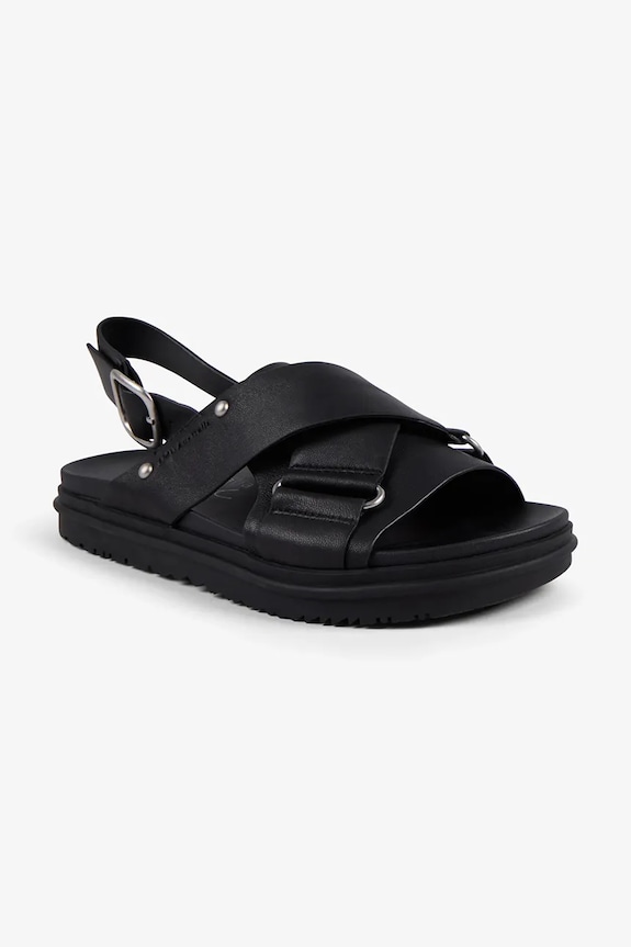 Emu Australia sandále dámske kožené Faye W13246.BLAK čierna SS26