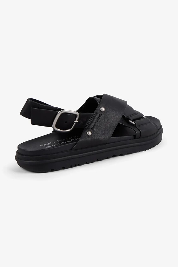Obuv Emu Australia sandále dámske kožené Faye W13246.BLAK čierna