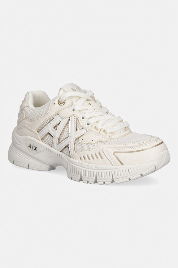 Armani Exchange sneakersy damskie beżowy XW002153.AF22757.MZ128