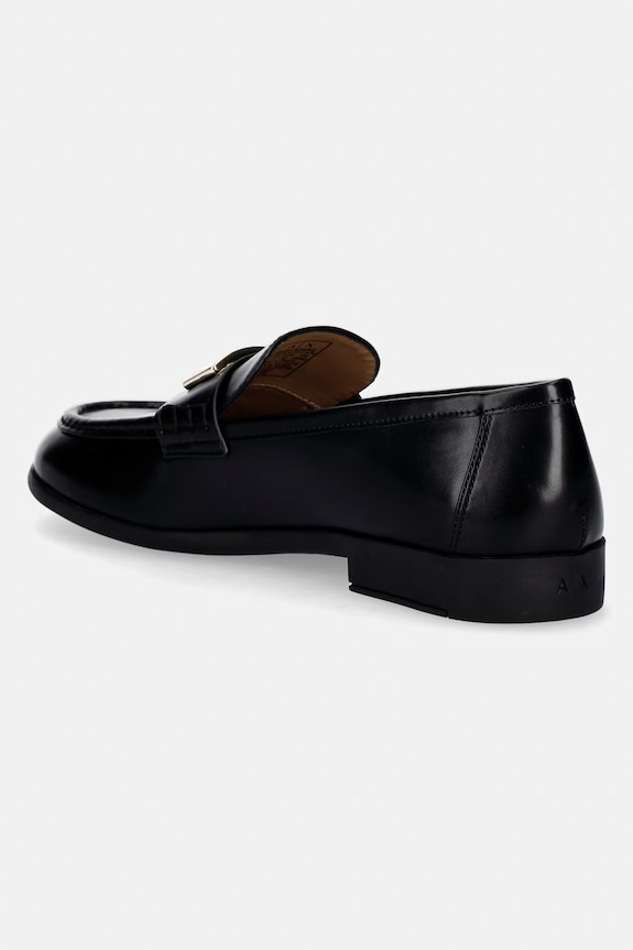 Obuv Armani Exchange mokasíny dámske XW002579.AF17474.UC001 čierna