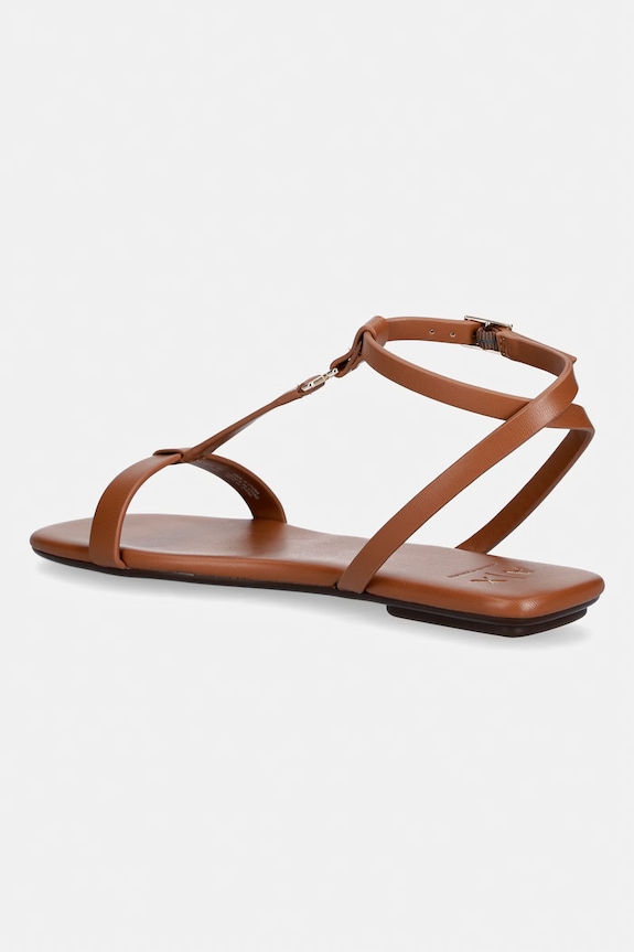 Obuwie Armani Exchange sandały damskie XW002581.AF18975.U6123 brązowy