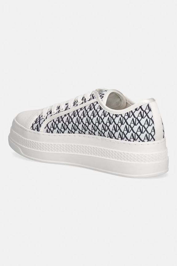 Obuwie Armani Exchange tenisówki damskie XW002786.AF23055.MZ266 biały