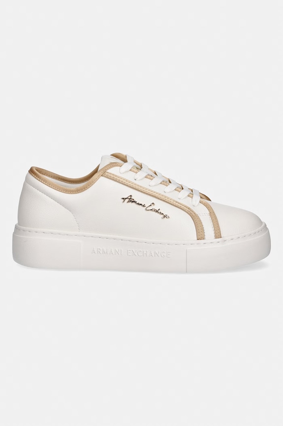 Armani Exchange sneakersy damskie XW002804.AF25158.MZ128 beżowy SS26