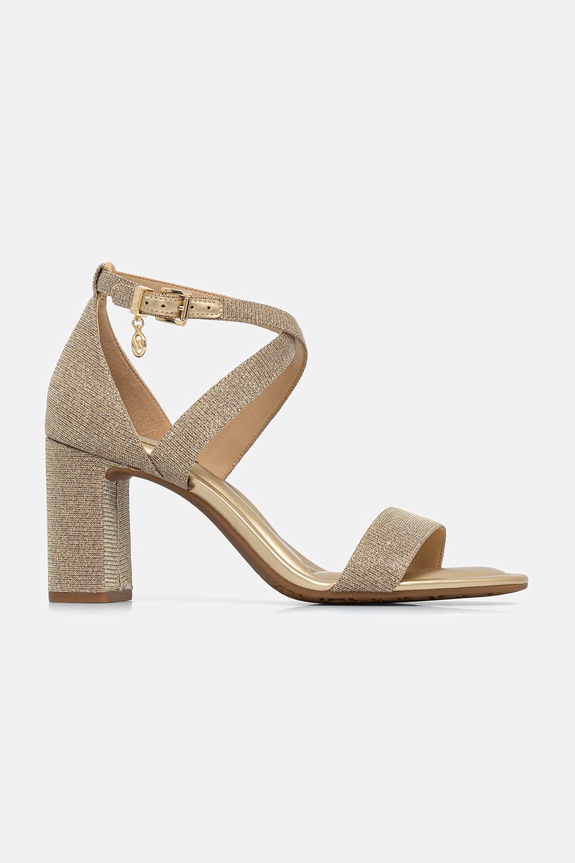 Πέδιλα MICHAEL Michael Kors Alexa Flex Mid Sandal 40S6AXMS1D.740 χρυσαφί SS26