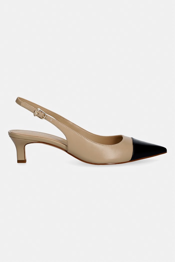 MICHAEL Michael Kors szpilki Amara Toe Cap Sling Pump 40S6AMMP2L.156 beżowy SS26