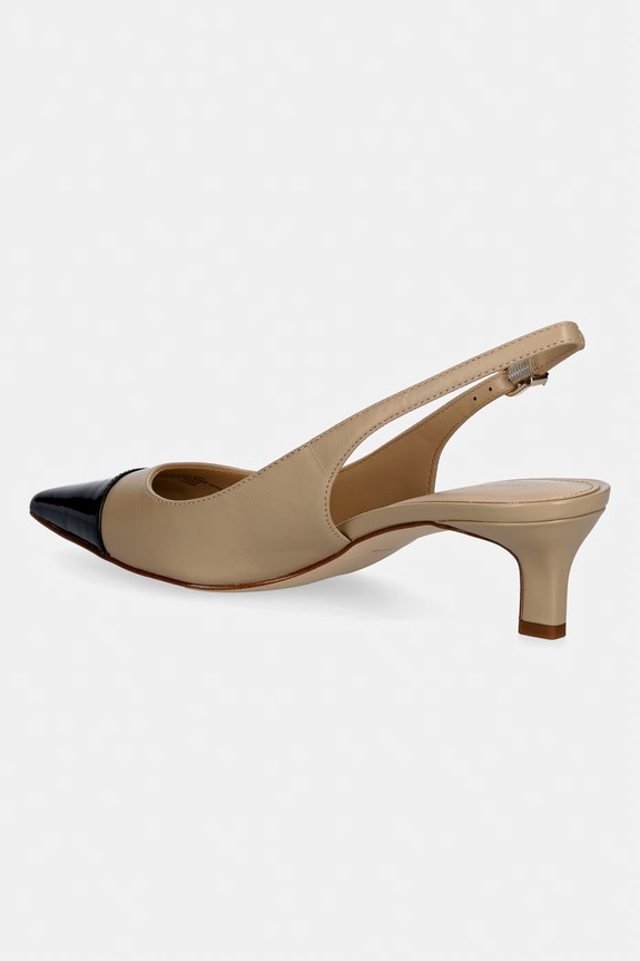 Obuwie MICHAEL Michael Kors szpilki Amara Toe Cap Sling Pump 40S6AMMP2L.156 beżowy