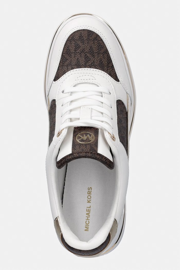 MICHAEL Michael Kors sneakersy Emmy Wedge Trainer biały 43F5EMFS4L.200