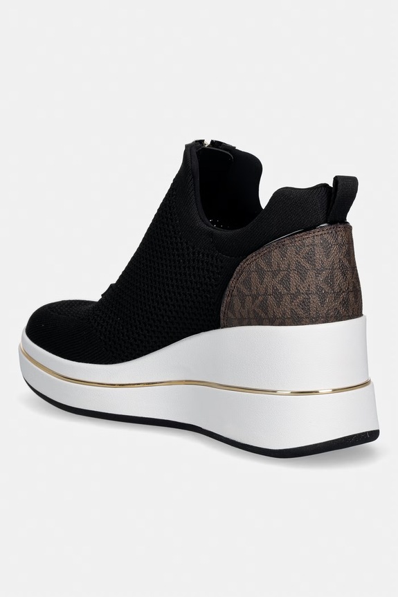Παπούτσια Sneakers MICHAEL Michael Kors Emmy Wedge Zip Slip On 43R6EMFP3D.212 μαύρο