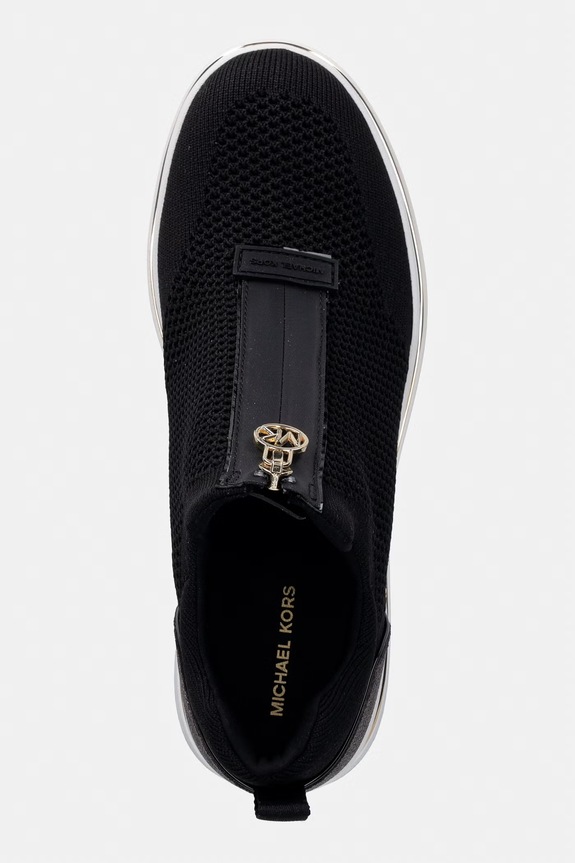 Sneakers MICHAEL Michael Kors Emmy Wedge Zip Slip On μαύρο 43R6EMFP3D.212