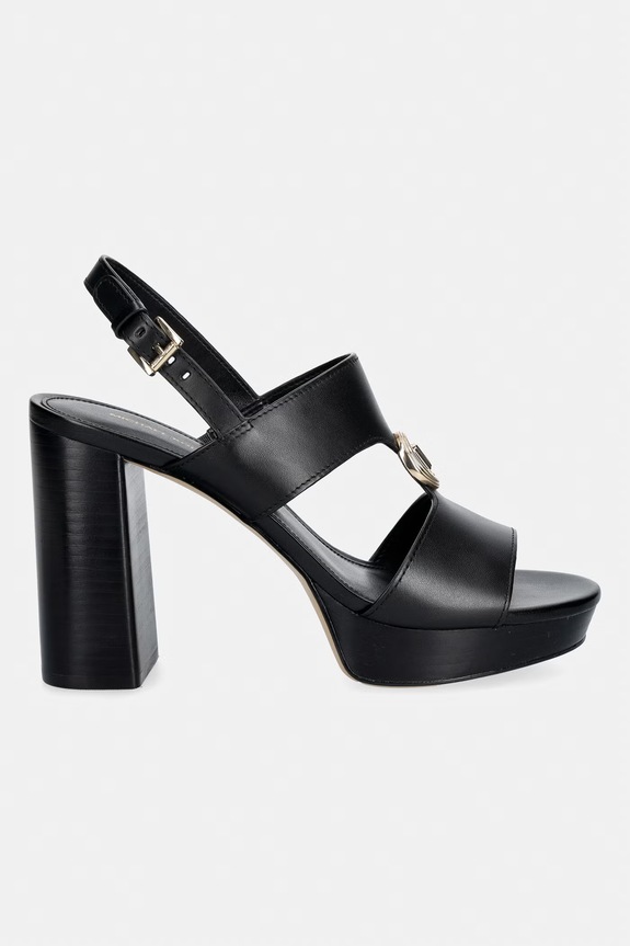 MICHAEL Michael Kors sandale din piele Erin Platform Sandal 40S6ERHS1L.001 negru SS26