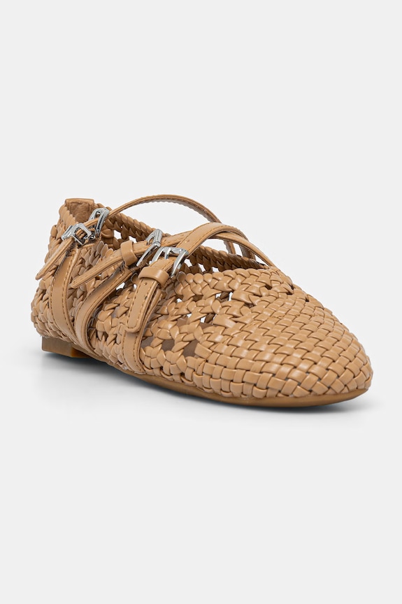 MICHAEL Michael Kors baleríny Indy Woven Flex Ballet béžová 40S6IDFP1L.198
