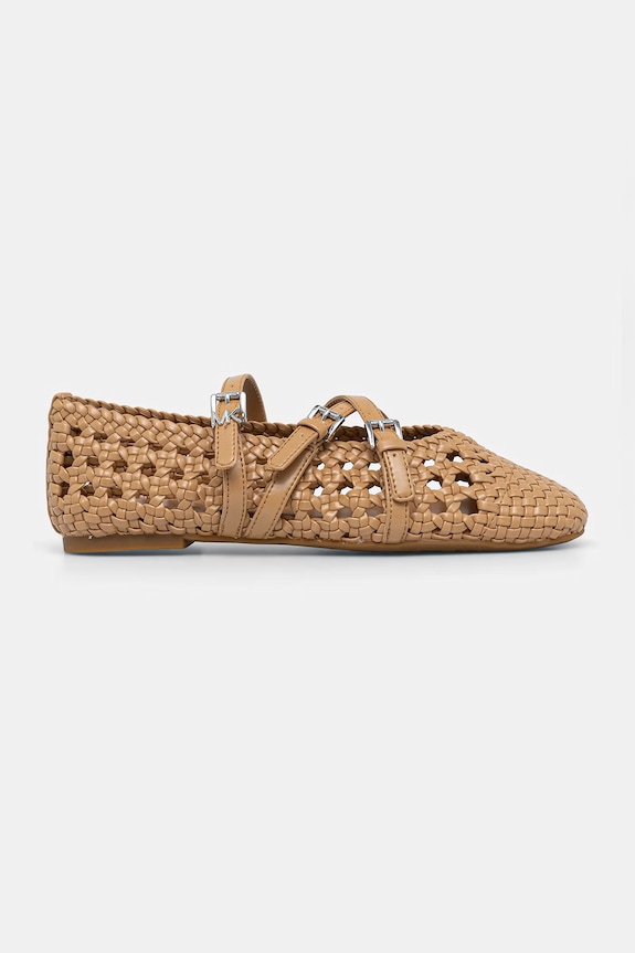 MICHAEL Michael Kors baleríny Indy Woven Flex Ballet 40S6IDFP1L.198 béžová SS26