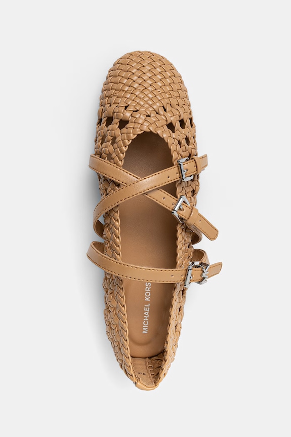 MICHAEL Michael Kors baleríny Indy Woven Flex Ballet béžová 40S6IDFP1L.198