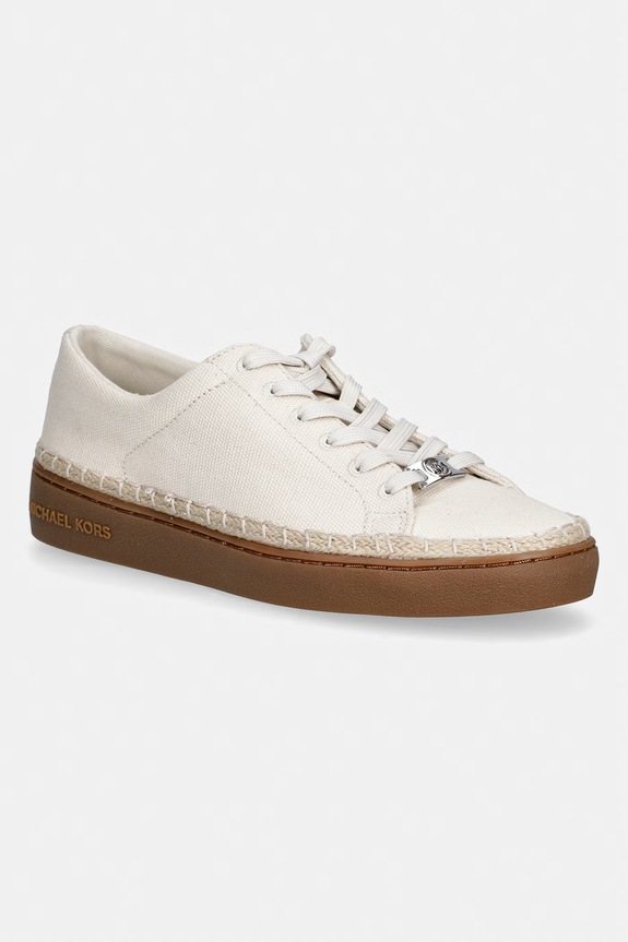 MICHAEL Michael Kors Keaton Lace Up Espadrille sneakers de damă bej 43S6KTFS1D.270