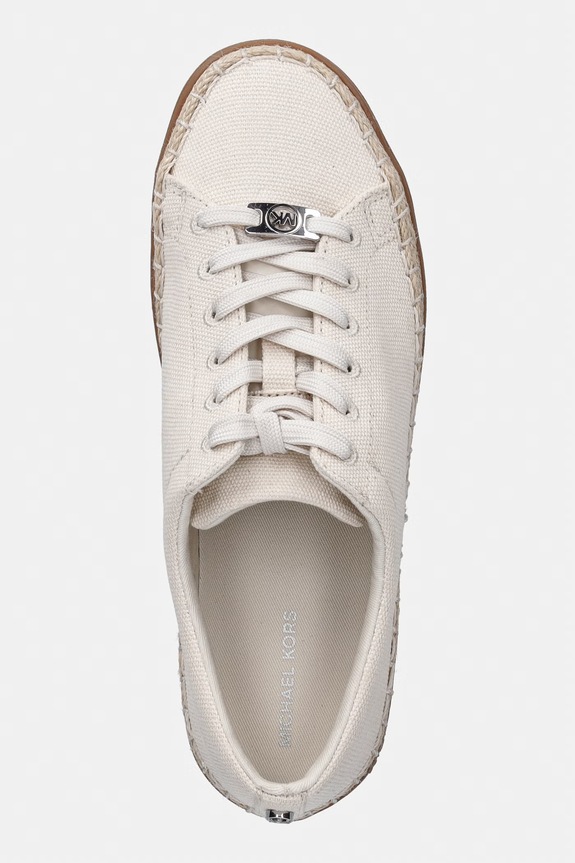 MICHAEL Michael Kors Keaton Lace Up Espadrille sneakers de damă bej 43S6KTFS1D.270