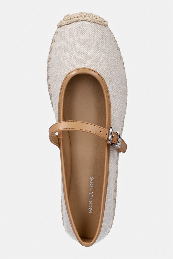MICHAEL Michael Kors espadryle damskie Lynn Ballet Espadrille beżowy 40S6LYFP1D.191